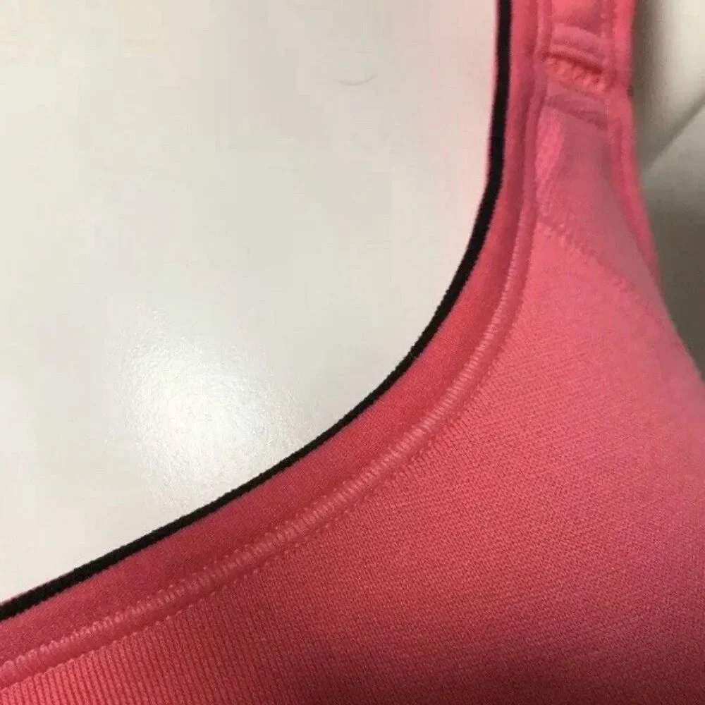 Dominique Zoe Pro Max Support Sport Jogging Running Exercise Bra Pink 32G New - Picture 3 of 7